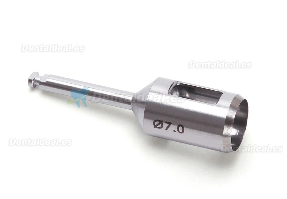 Punz&oacute;n de Tejido para Implantes Dentales &Oslash;7.0 Baja Velocidad Acero Inoxidable